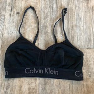 Calvin Klein bra in black